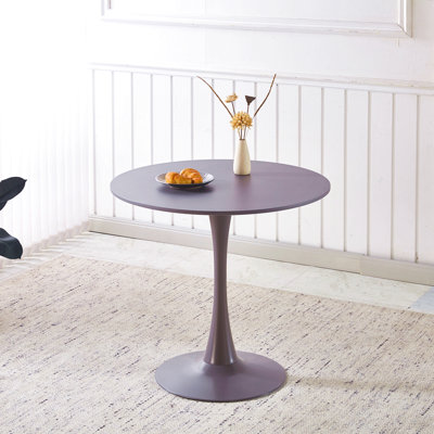 Table de salle à manger 31,5 "GREY COLOR HAUT Tulip Mid-Century