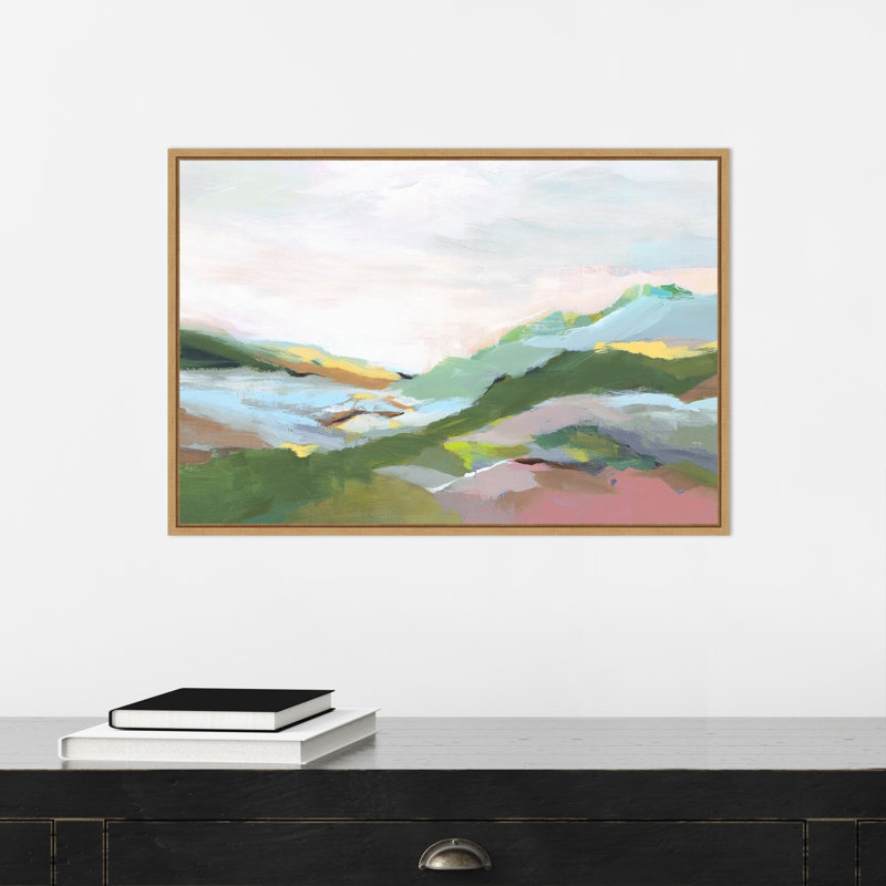 «Isabelle Z Highland Landscape I», reproduction encadrée sur toile par Isabelle Z, H 16 po x l 23 po x P 2 po