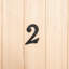 8.7cm H Iron House Number