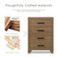  Commode 4 tiroirs Antibes Rowane