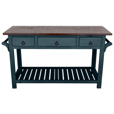 Sirenna Solid Wood Kitchen Island