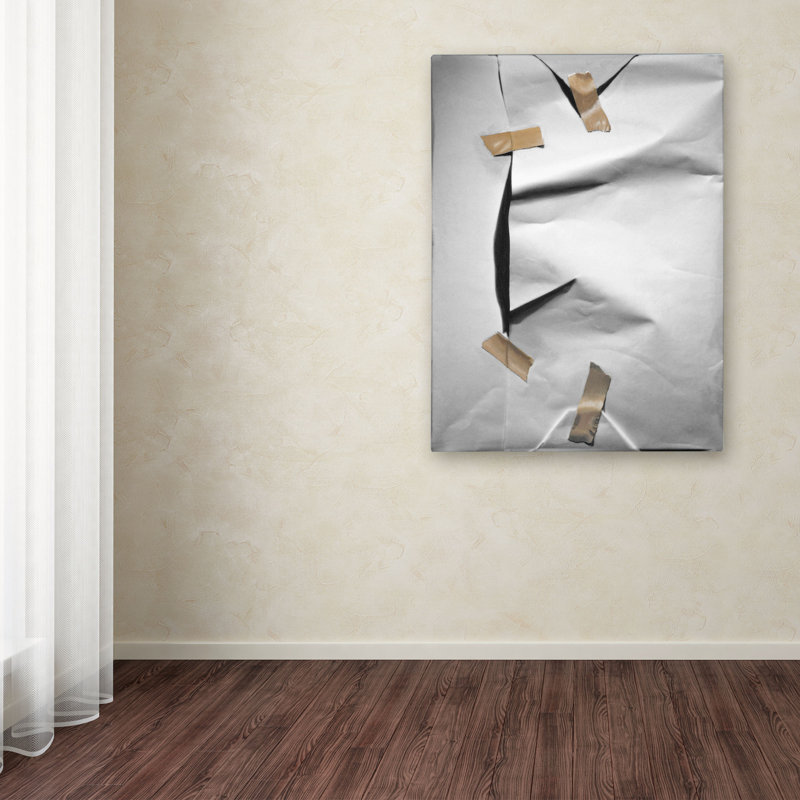 White Wrap Canvas Art by Roderick Stevens, 19" x 19"