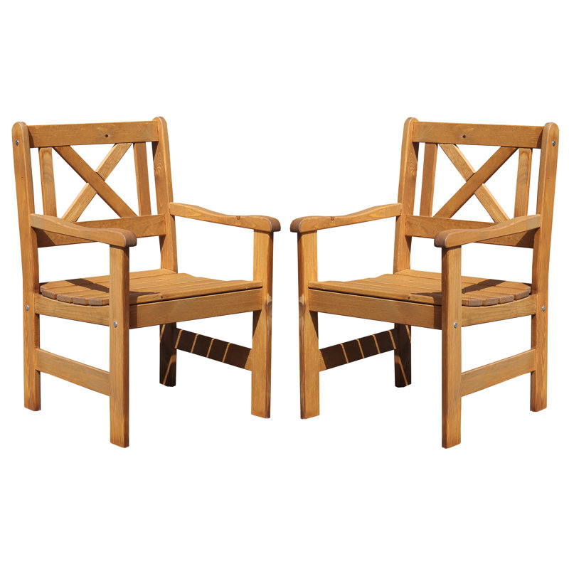 Ardilla Patio Dining Armchair, Honey