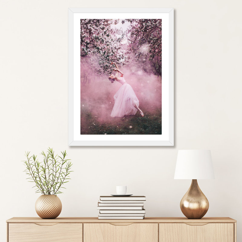 «Été russe» - reproduction, H 32 po x l 24 po x P 1 po, Papier beaux-arts encadré blanc