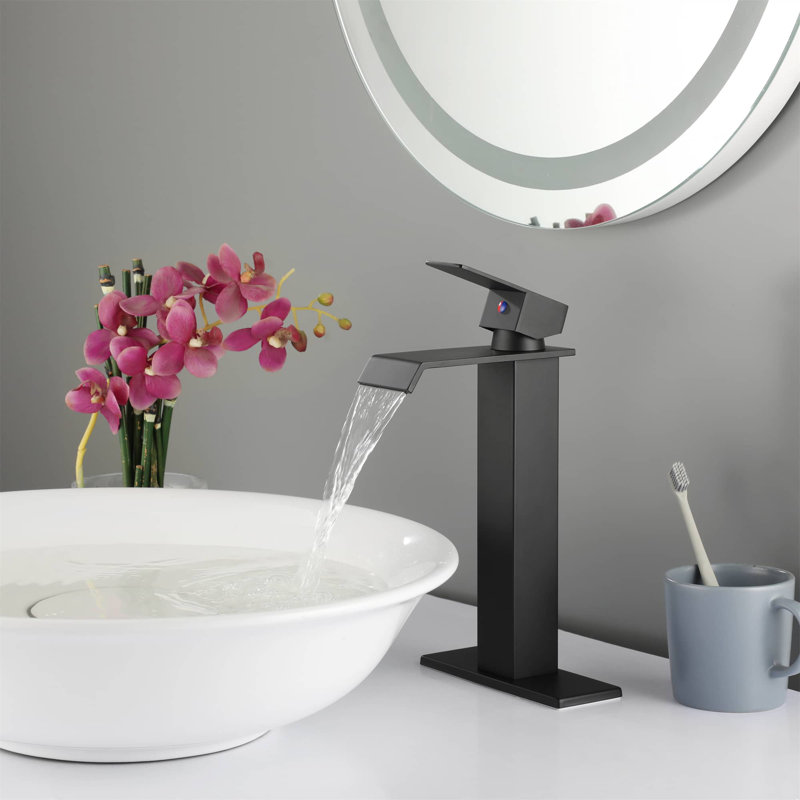 Robinet de salle de bain vasque, Noir mat