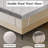 Memory Foam Topper 7.5 Cm Height , Breathable 3D Mesh Cover, Comfortable Mattress Topper For Box Spring Bed And Uncomfortable Beds Sofa Bed-383203492