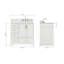 Ensemble de meuble-lavabo simple 37 po avec plateau Abita-93359292