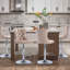 360°Swivel Bar Stools with Sliver Base-1959169141