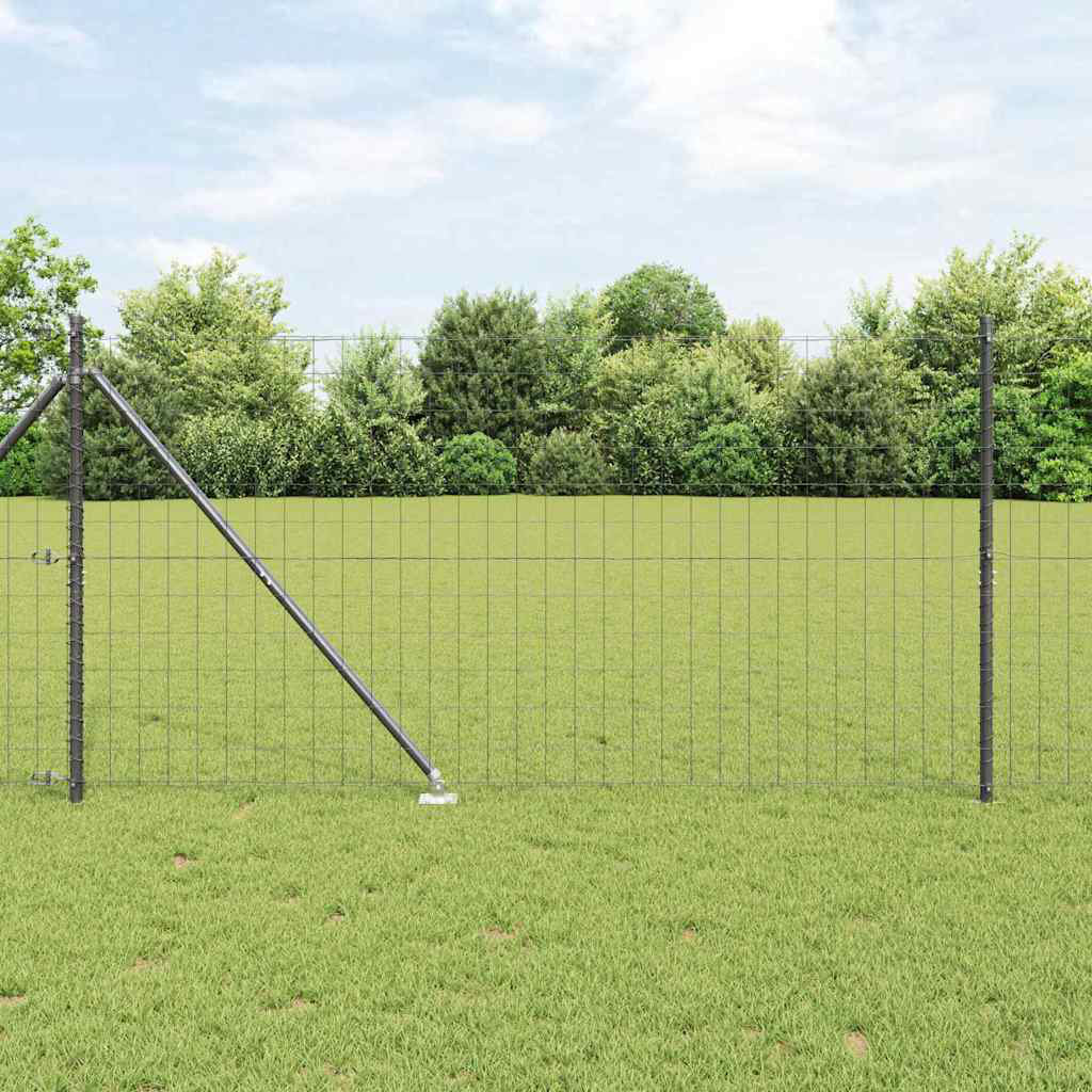 Vidaxl Fence With Posts Steel