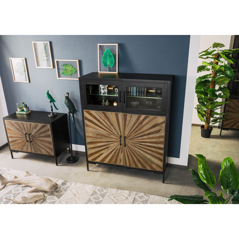 120cm Solid Wood Sideboard