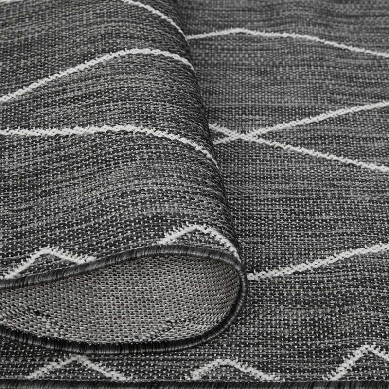 Tapis d'intérieur / extérieur Lowry, Tapis de couloir 3 pi x 7 pi