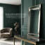 Miroir mural doré-675363315
