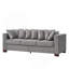 Velvet Upholstered 2+ 3 Seater Sofa-1783736498