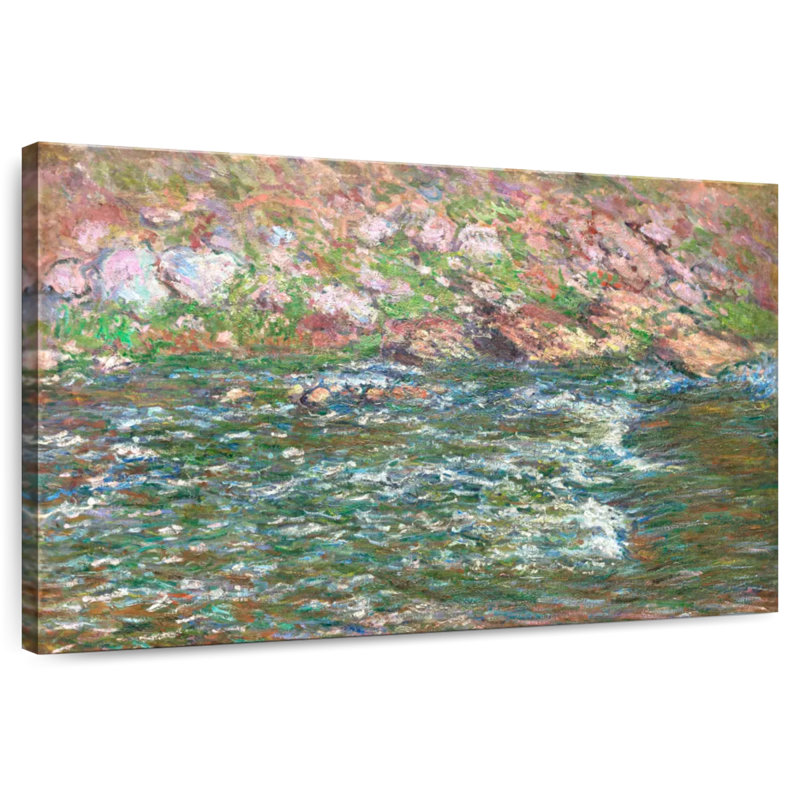 Alvord Rapids sur la petite Creuse à Fresseline en 1889, H 34 po x l 51 po