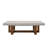 Keven Faux Concrete Top Rectangular Coffee Table
