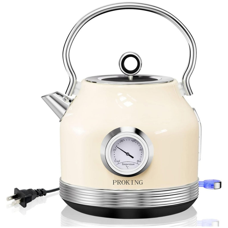 1.7l Stainless Steel Electric Kettle, Beige
