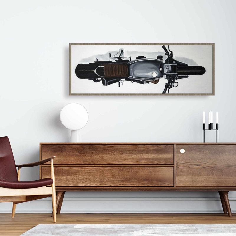 «Overhead Motorbike» sur toile | Décoration de motocyclette