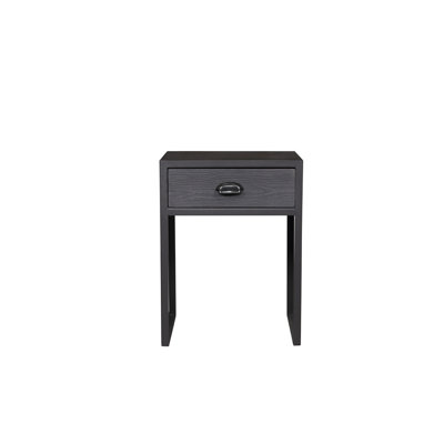 Plumley 45cm W Stainless Steel Bedside Table