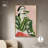 Green Martini Girl Canvas Boho Colorful Wall Art by Art Remedy-104321529-111664724