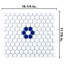 Metro 1" x 0.91" Porcelain Honeycomb Mosaic Wall & Floor Tile