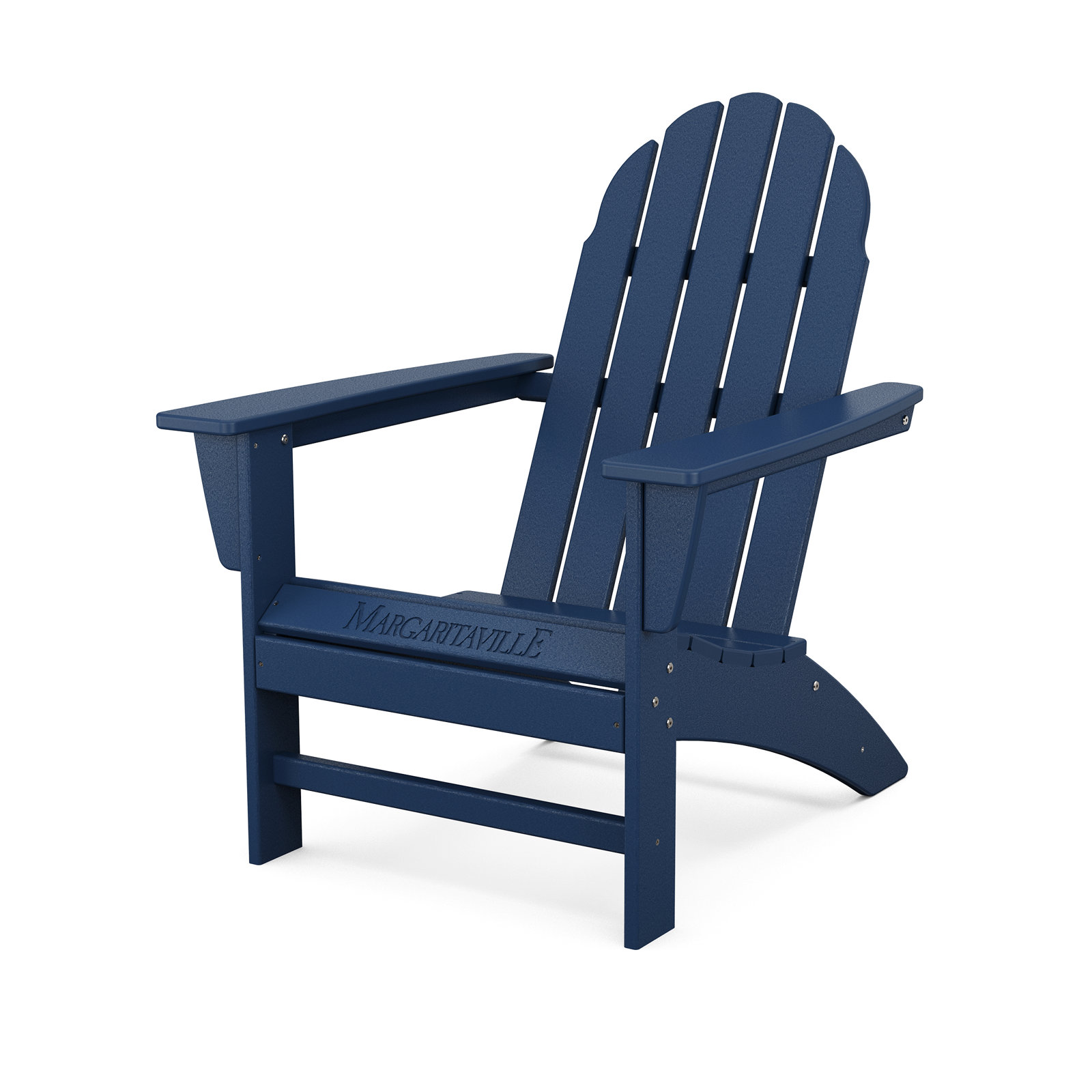 POLYWOOD Vineyard Adirondack Chair, Navy