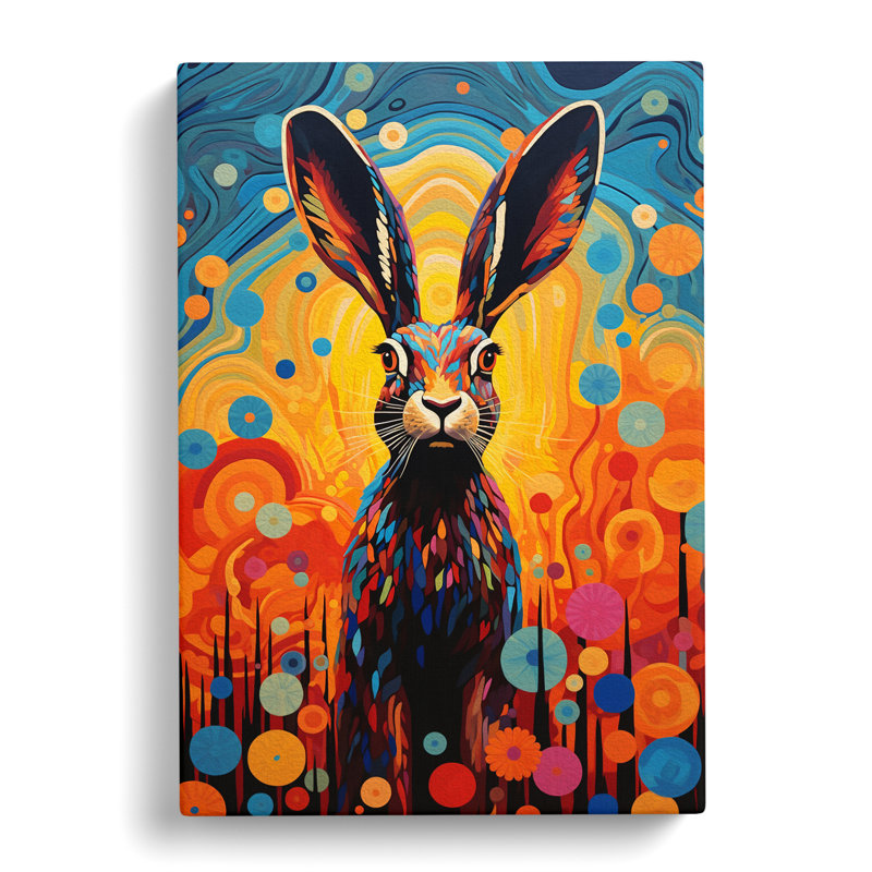 Hare Colour Field - Print, 50cm H x 35cm W x 3cm D
