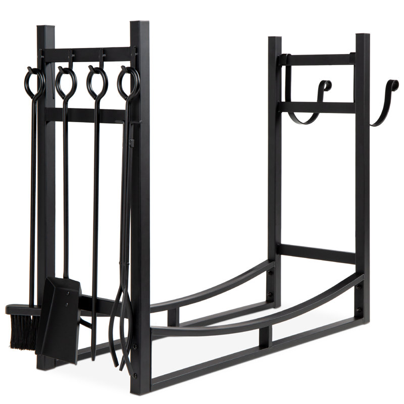 Abhilash 33.5'' W Metal Log Rack