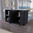 Mercury Kitchen Island With Spacious Countertop, Double Door Cabinets, And 2 Open Storage Shelves-1879709704