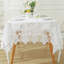 Nappe blanche brodée en dentelle brodée-1417126028