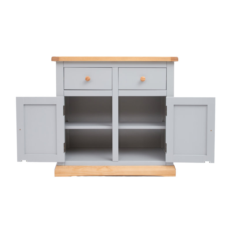 Solis 84cm Sideboard, Gray/Brown