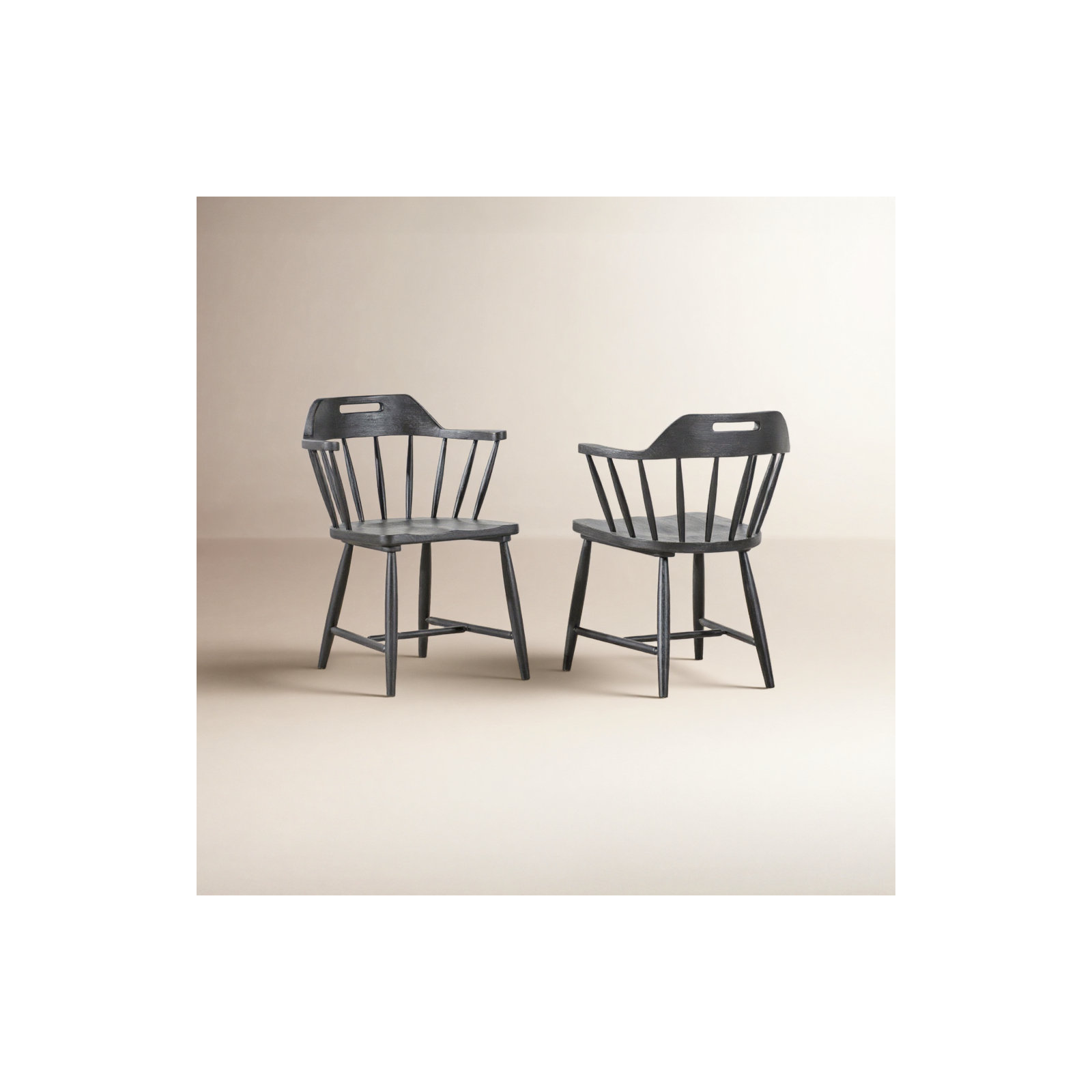 Country Living Windsor Arm Chair 2, Black
