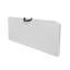 Table carrée pliante, table pliable réglable en hauteur avec poignée facile à transporter, table centrale