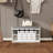 Double Door Shoe Storage Bench with Cushion 2-Tier Entryway Organizer with Sliding Barn Doors