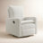 Uptown Upholstered Glider Recliner - Boucle White-100503697