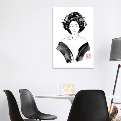 Geisha Dénudée - Wall Art Print - Wrapped Canvas