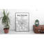 Baltimore City Map, reproduction d'impression sur affiche en blanc / gris-24704868