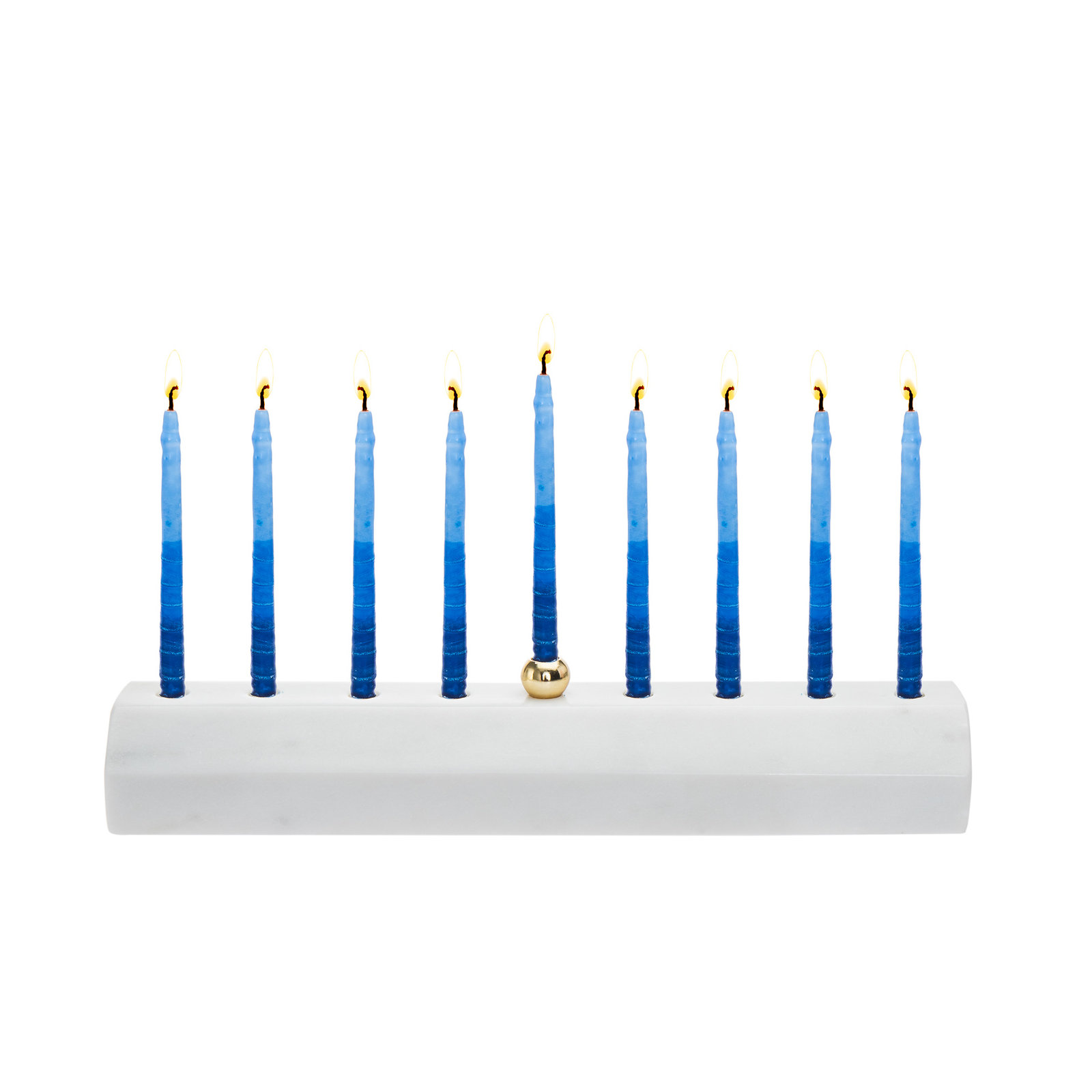 Marble Faceted Menorah
