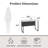 Sorina Writing Desk (Not Include Stools)