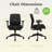 HON Altern Upholstered Low-Back Chair, Black Frame, Black-118914042-118914043