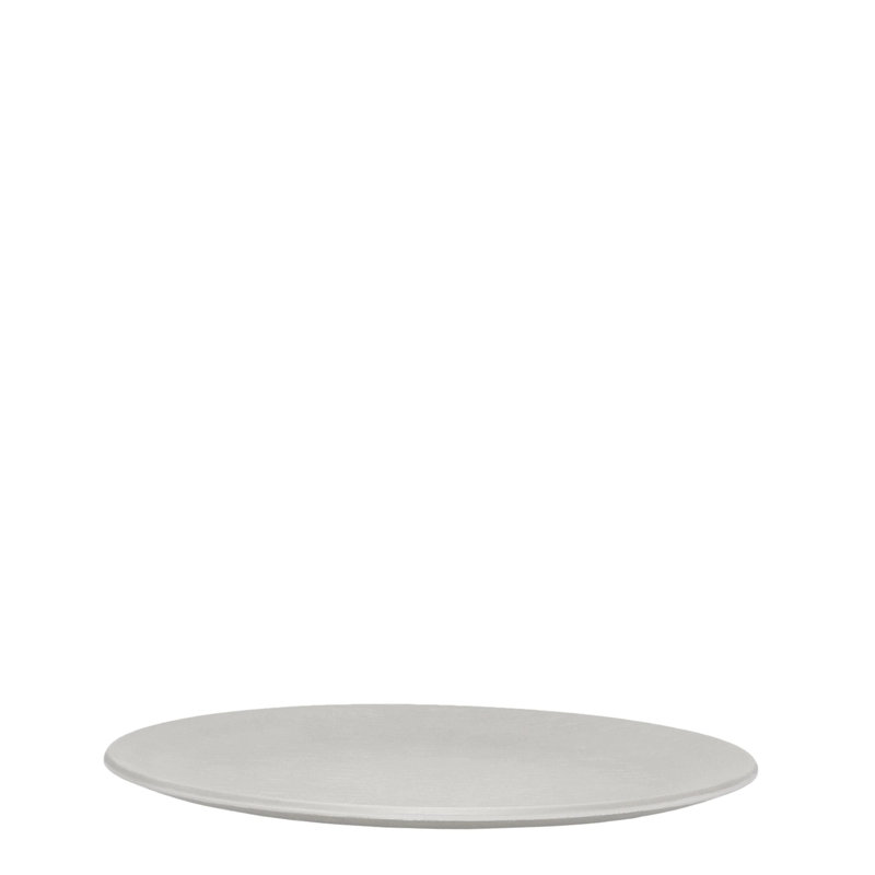 Assiette plate Trama, Gris foncé