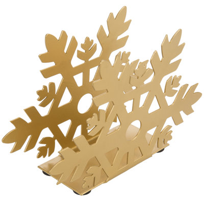 Porte-serviette en métal Winter Snowflake