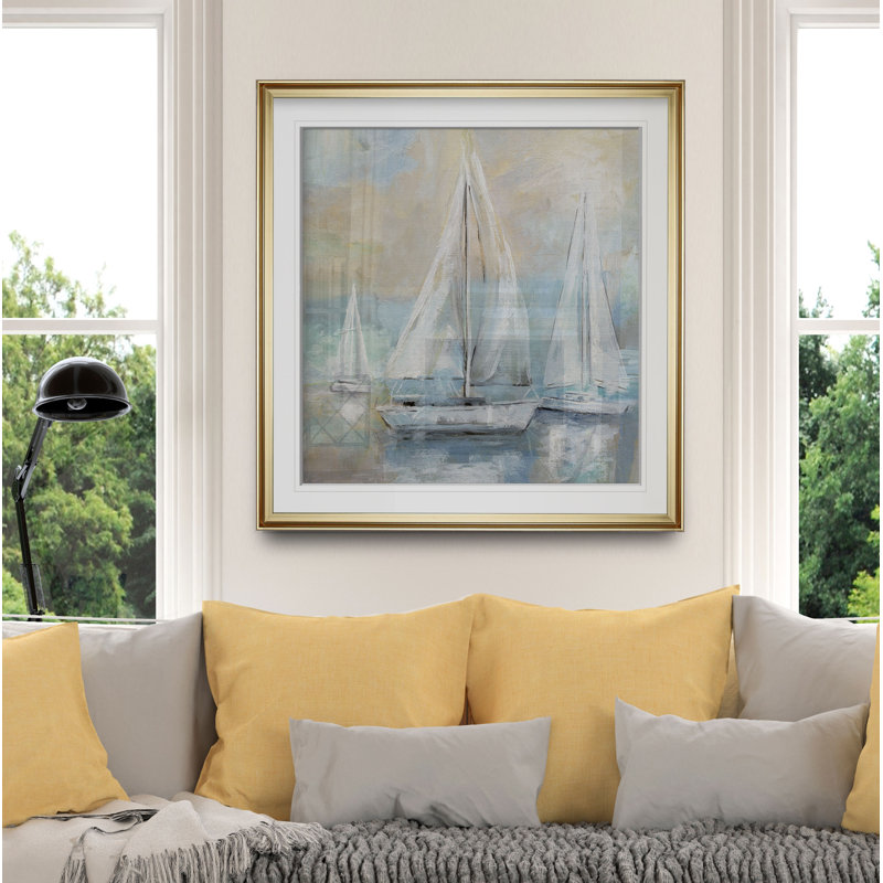 Anaee Reggina Autumn Forest - reproduction d'art sur toile tendue, H 24 po x l 24 po, Impression encadrée, Doré