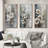 " White Gold Apple Tree Symphony " 3 Piece Art Set-594707999-594707994