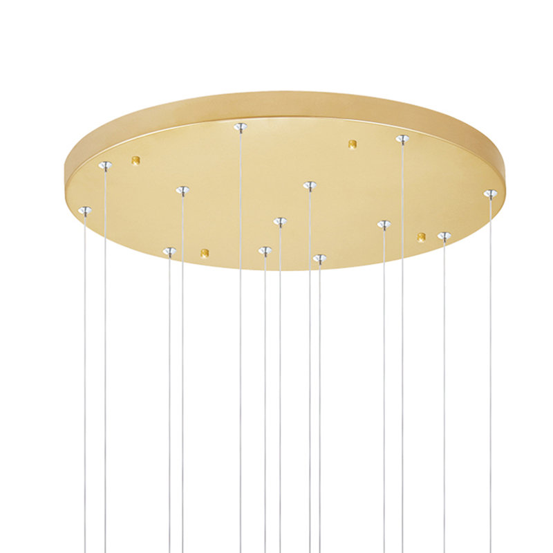 1 - Light Gold LED Unique/Statement Pendant
