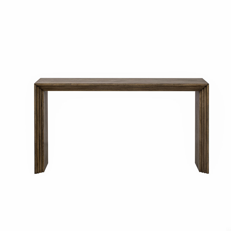 Modern Style Console Table, Natural