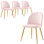 Chaise d'appoint empilable en velours