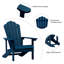 Chaise Adirondack en plastique Keysville-547142408