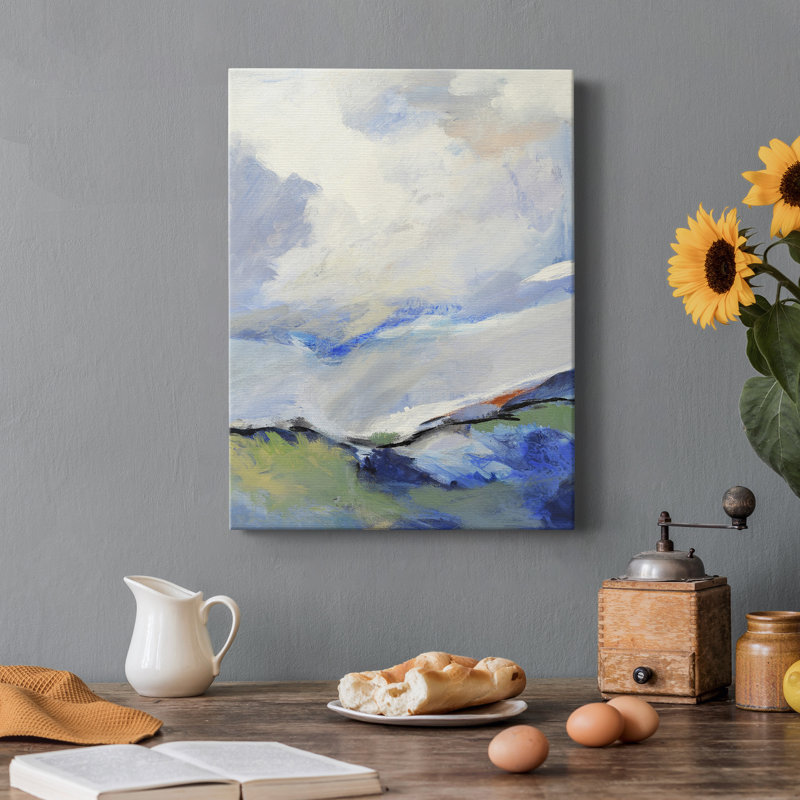 Autour du nuage III - Impression sur toile tendue, H 32 po x l 24 po x P 1 po