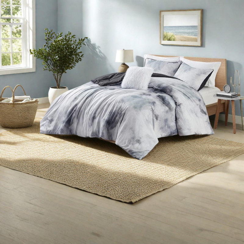 Ensembles de literie pour lit simple certifiés, polyester Tie Dye Modern Home Comfort