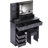 41" Large Size Left Drawer Desktop Vanity Table+Cushioned Stool Dresser Set-1411115058